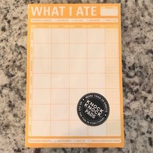 FOOD JOURNAL | Nutrition Tracker Magnet Notepad